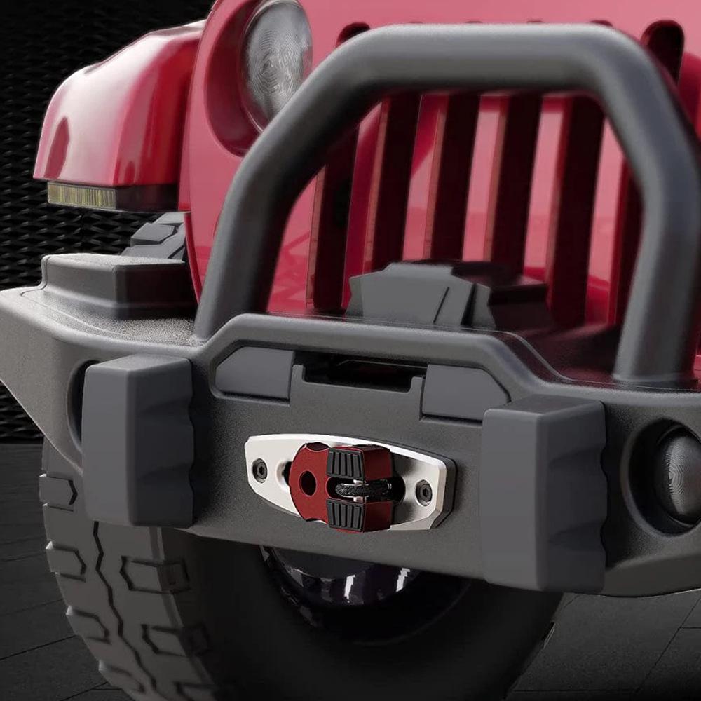 Aluminum Winch Hook & Flat Connector for Off-Road Vehicles