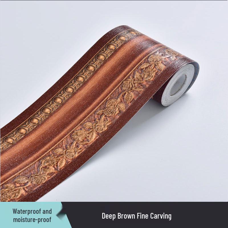 Plintă Decorativă Impermeabilă din PVC și Autocolante de Perete pentru Casă