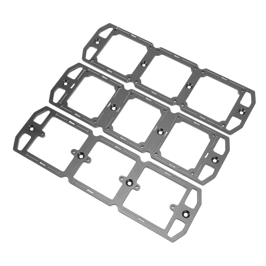 3 Pcs Set 86 Type Wire Box Template Switch Socket Bottom Box Slotting Mold for Electrician Work