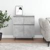 Vidaxl Chest of Drawers, Concrete Grey, 60X35X70 Cm, Wood-Based Material
