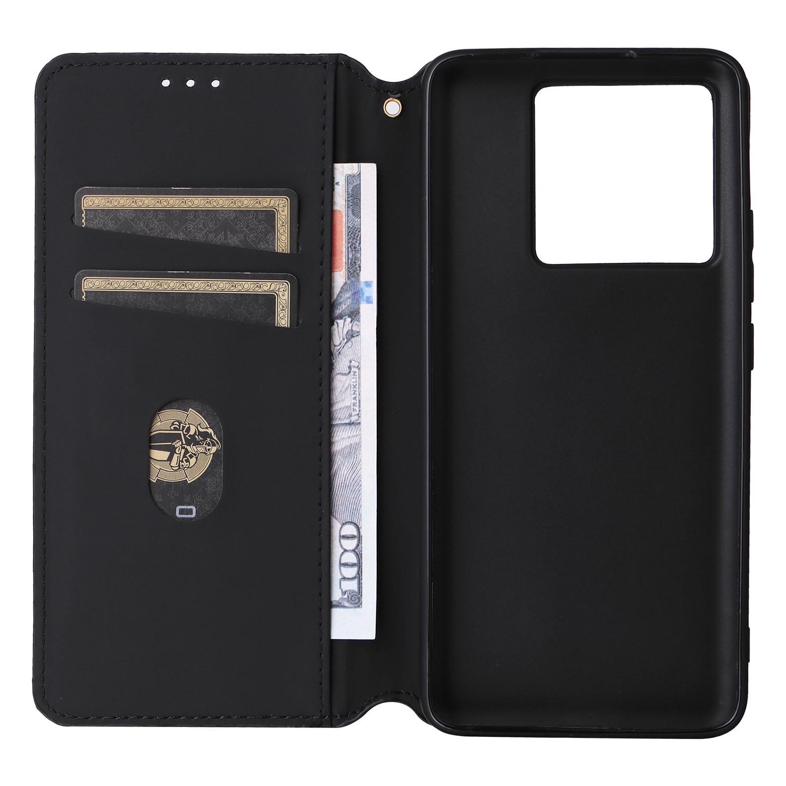 

PU Leather Stand Cover For Xiaomi 13T/13T Pro/Redmi K60 Ultra,Rhombus Imprinted Wallet Phone Case Shell Silver