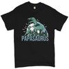 Papasaurus T-shirt Happy Father's Day, T-Rex, Dinosaur, Grandpa, Daddy, Gift for New Dad, Fatherhood, Gift for Men, Dadlife Men's Tee