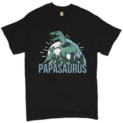 Papasaurus T-shirt Happy Father's Day, T-Rex, Dinosaur, Grandpa, Daddy, Gift for New Dad, Fatherhood, Gift for Men, Dadlife Men's Tee