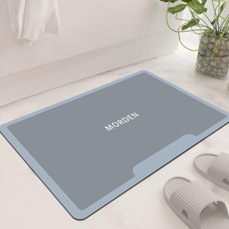 Diatom mud bathroom absorbent foot pad non-slip and dirt-resistant simple quick-drying mat toilet door pad ins wind foot pad