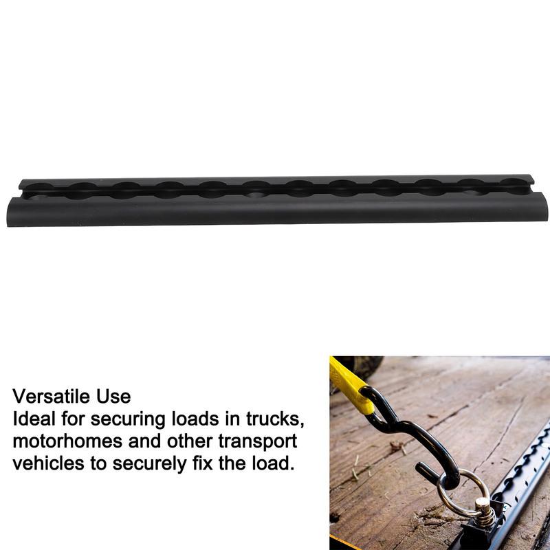 1Pc L Track Rail with Drilled Hole Securing Loads Robust Aluminium Tie Down Airline Rail for Truck Beds Trailers