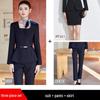 Elegant Women's Autumn/Winter Suit Set for Hotel Receptionist and Beauty Salon Workwear