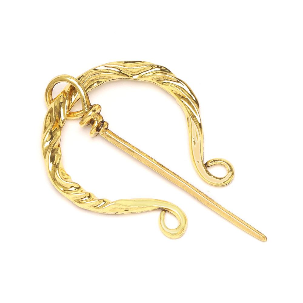 

Viking Series Silver Gold Alloy Brooch Decorative Pin For Casual Wear Or Gift Style2