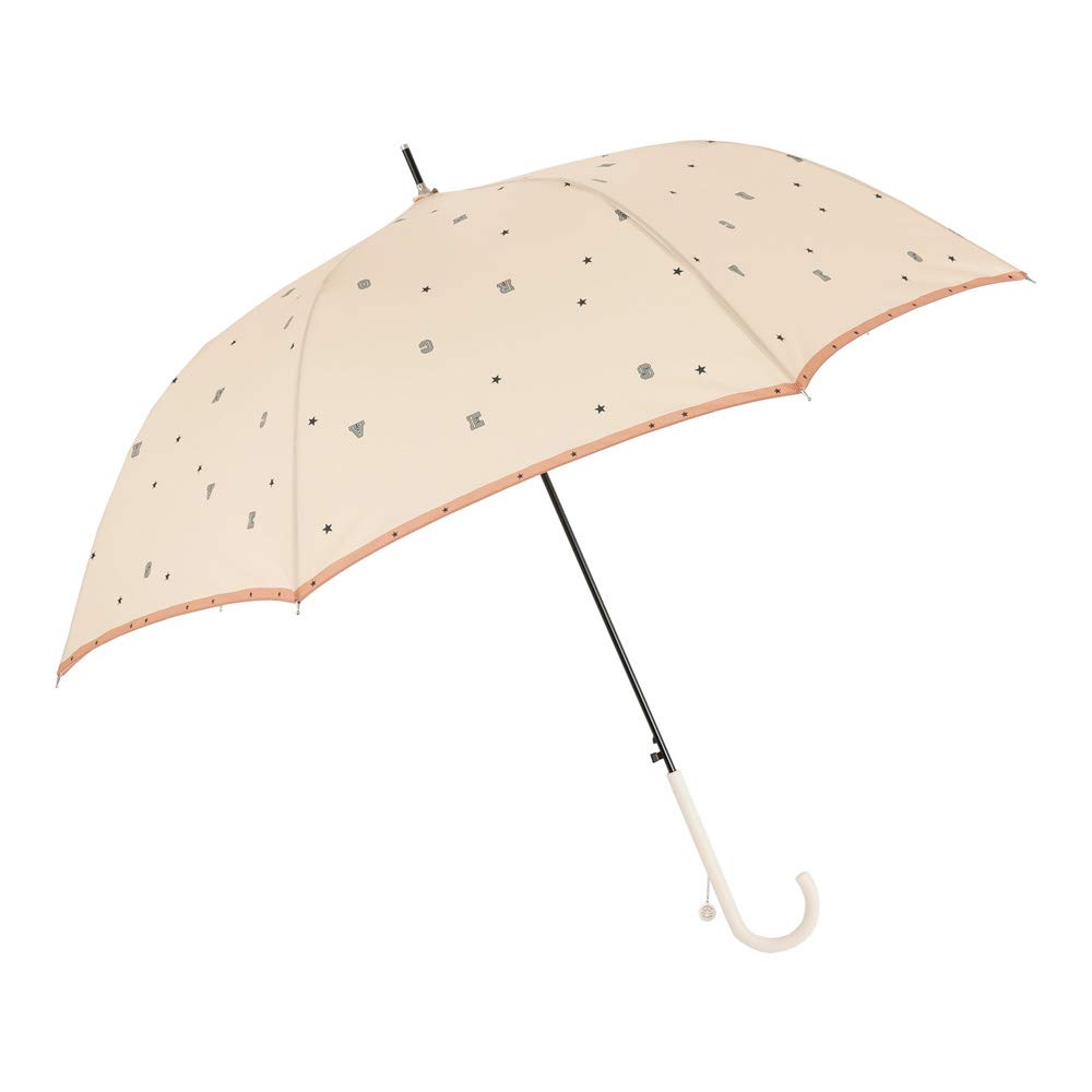 Ogawa Converse Long Umbrella for Men and Women, UV Protection, 60cm, 7 Ribs, Water-Repellent, Jump-Style, Random Logo, 20160