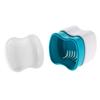Denture Bath Box Case Dental False Teeth Cleaning Container Rinsing Basket Retainer Appliance Holder Tray