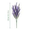 Artificial Lavender Flower Vibrant Purple Faux Floral Stem Indoor Outdoor Home Garden Decor Festive Wedding Floral Accessory