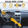 2PCS Car Steering Wheel Lock with Adjustable Length Clamp Double Hook Locks Anti-Theft Heavy Duty Security Lock for Car Vehicle