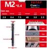 Spiral Tip Cobalt Machine Tap for Stainless Steel, M3-M16