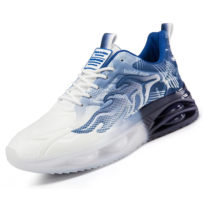 Running Shoes Men Comfortable Durable Thick-Soled Breathable Casual Men'S Shoes Lightweight Soft Lace-Up Sports Shoes Men