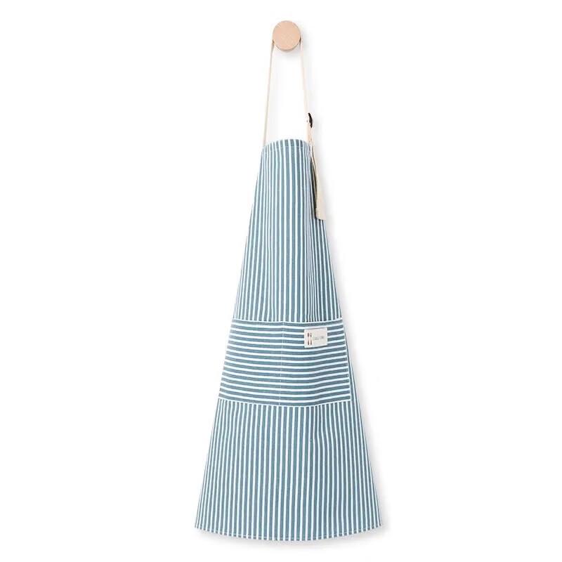 Cotton Linen Vertical Stripe Apron 70*68cm