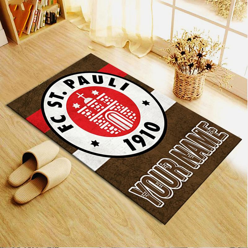 Custom Name St.Pauli Carpet Rug for Living Room Bedroom Home Sofa Decoration,Kids play Non-slip Floor Mat