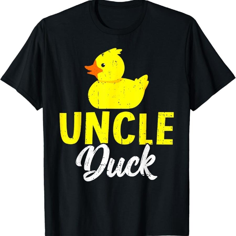 Unisex T-shirt Cute Duckling Duckies Lover Funny Uncle Duck Father's Day T-Shirt