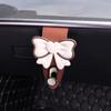 Bowknot Car Storage Hook Concealable Car Seat Handbag Clips Durable Car Adhesive Hook  Takeaway