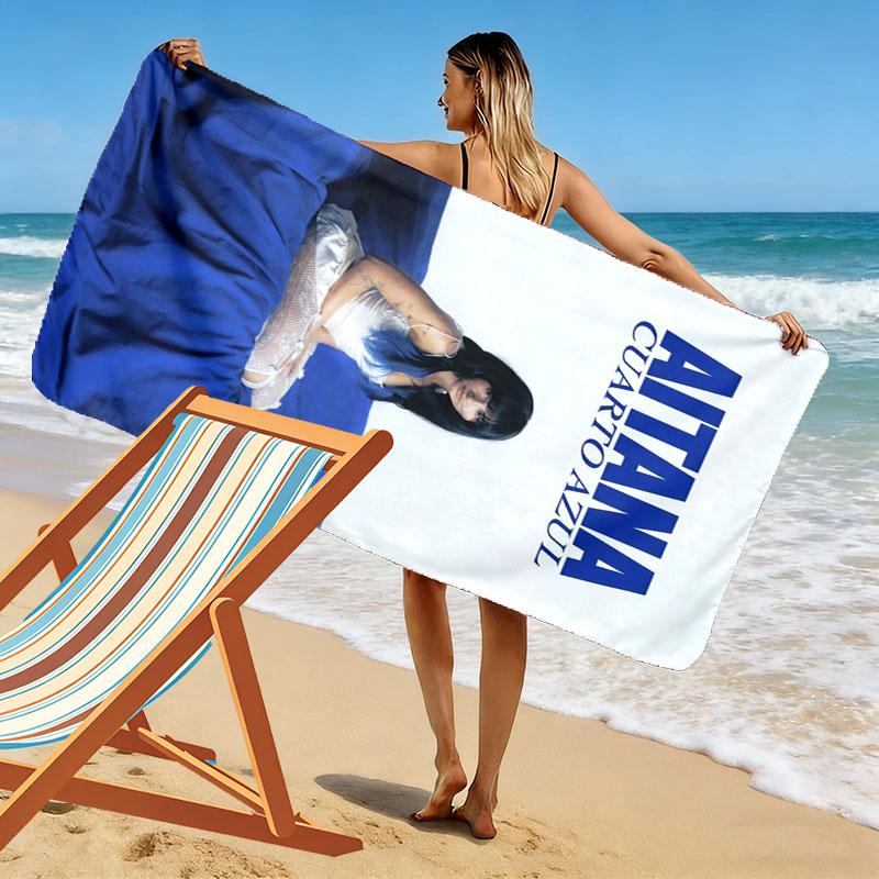 Aitana Print Beach Towel, Large Soft Quick Dry Towel for Beach Camping Swimming