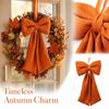 Retro Orange Stoff Hängeornament für Herbstkranz und Türfenster Dekoration