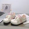Cute Plaid Puff Little White Shoes Women's Shoes New Summer Niche Original Design Thin Versatile