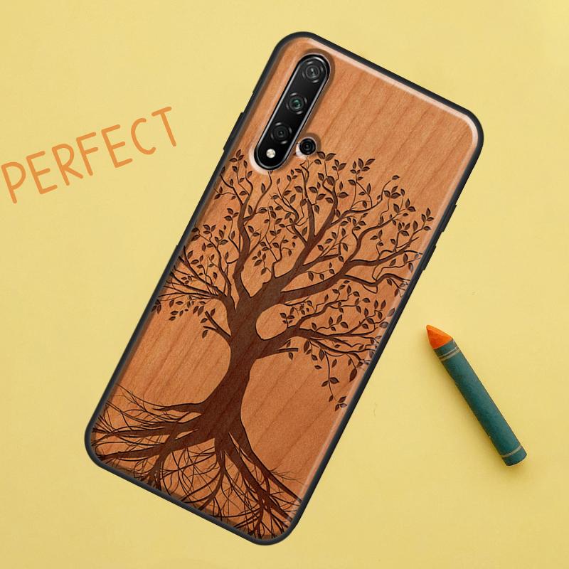 

Tree Rose Skull Cactus Wood For Huawei Nova 12s 11i 7i 8i 12i Y73 Y70 Y90 Y60 Y72 Y61 Y91 9 10 SE P40 Lite P30 Pro Case Huawei P60 Pro