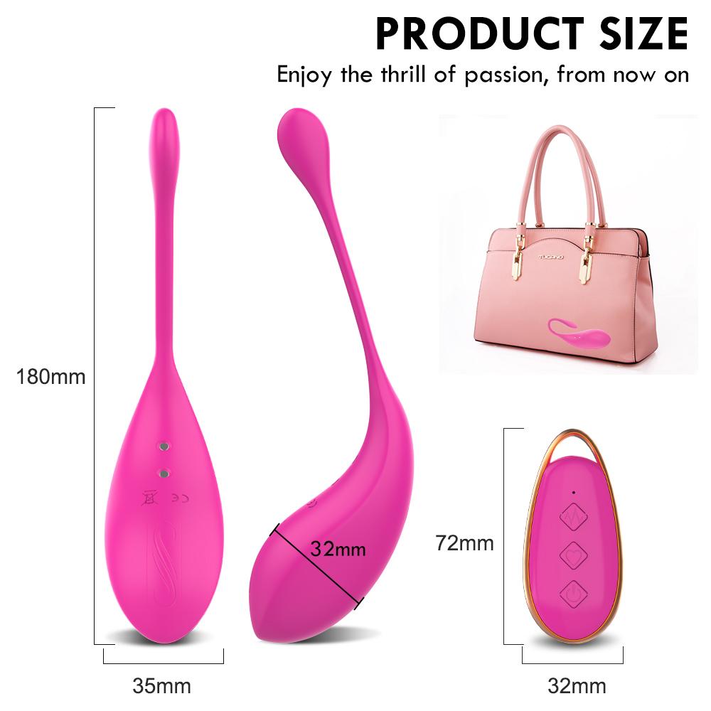 Powerful Wireless Remote Control Vibrating Egg Sex Toys Female Wearable G-Spot Vibrator Love Egg Jump Goods For Adults 18 Women