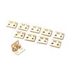 10 Pcs Mini Kleine Metall Scharnier 1/12 Haus Miniatur Schrank