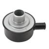 Black Valve Cover Push In Breather Easy To Mount Reliable Performance 9241BLK for 327 350 302 454 Engine