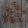 36pcs Foldable Snap Protective Cover Hardware Screw Cover M6 Screw Decorative Covers for Furniture