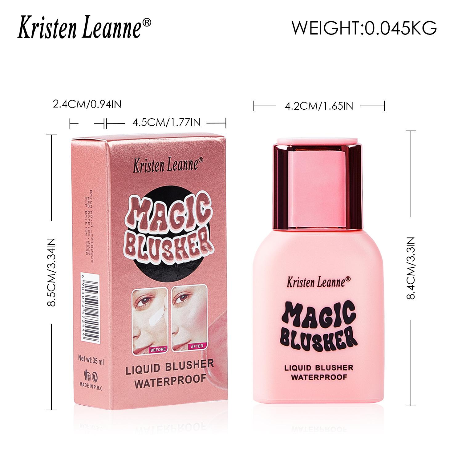 KRISTEN LEANNE Warm Skin Tone Blush Liquid Waterproof Brightening Concealer Liquid Long-lasting Brightening Skin Tone 35ML