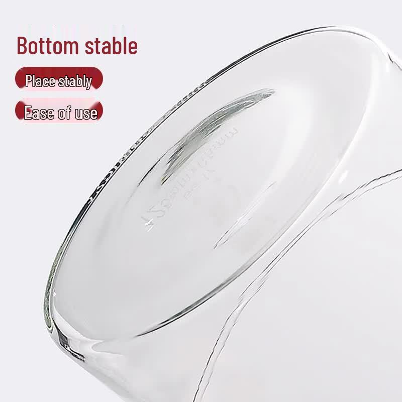 Shu Niu High Borosilicate Glass Crystallizing Dish with Spout