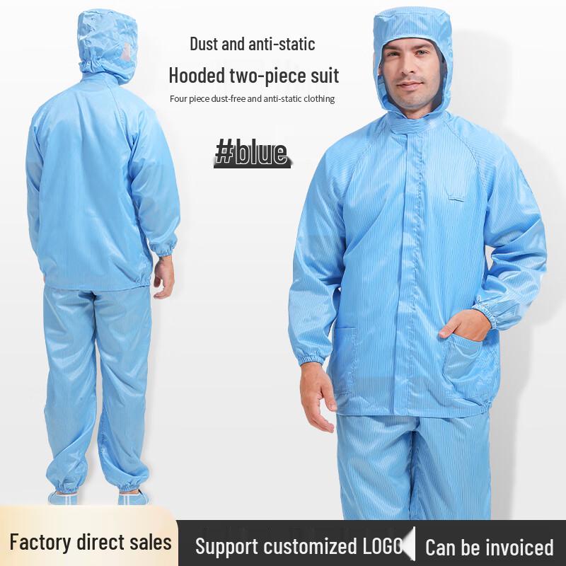 WK Dust-Free Anti-Static Split-Hooded Work Suit S