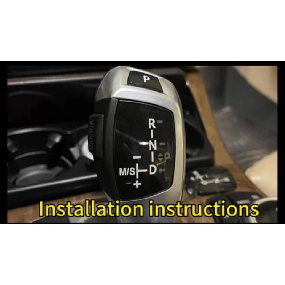 Gear Shift Knob Repair Panel Cover for BMW X5 F15 2014-2018 X6 F16 2015- LHD