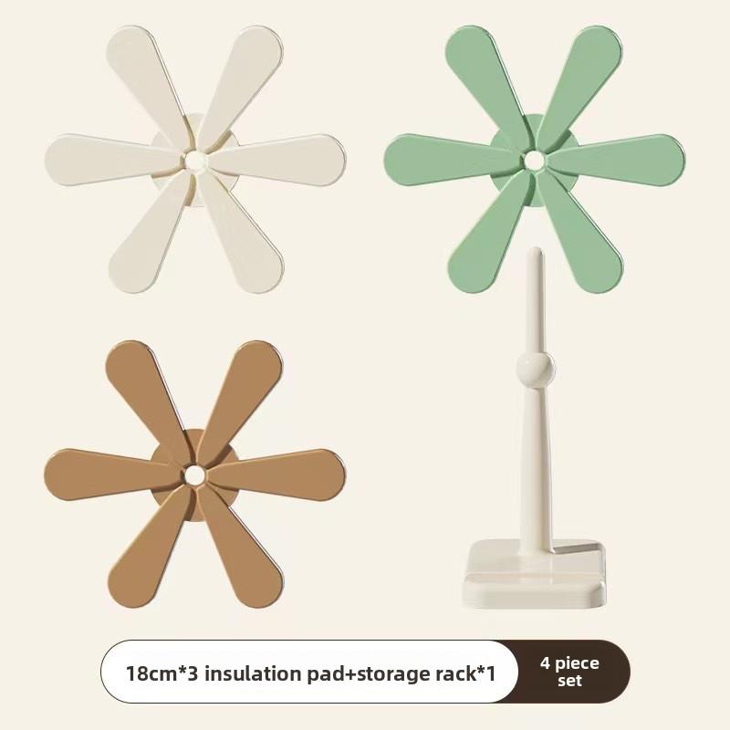 

Маленькая подставка под горячее в виде дерева, нескользящий, термостойкий кухонный коврик для обеденных столов, современный минималистичный дизайн 3 pcs Square Base