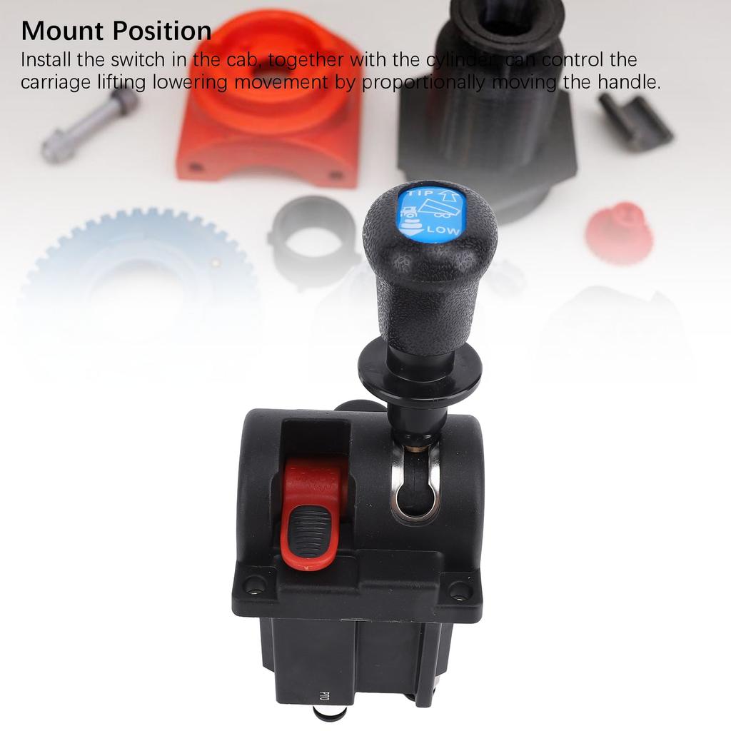 Dump Truck PTO Control Valve 4 Holes 3 Working Positions Slow Down Tipper Switch for Hydraulic System Dump Truck
