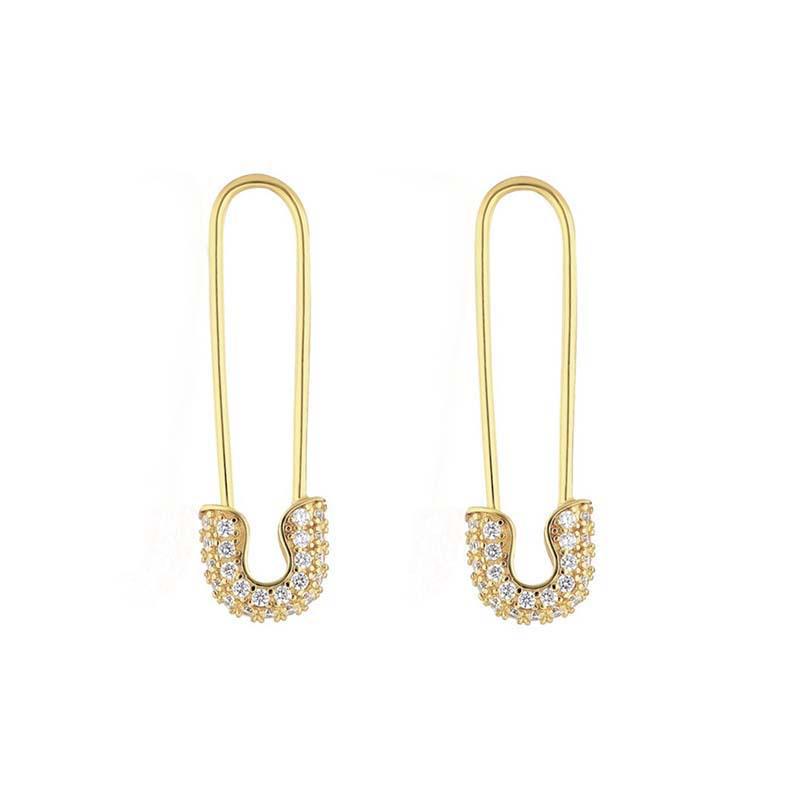 Zirconia Ear Cuff Paperclip Alternative Earring