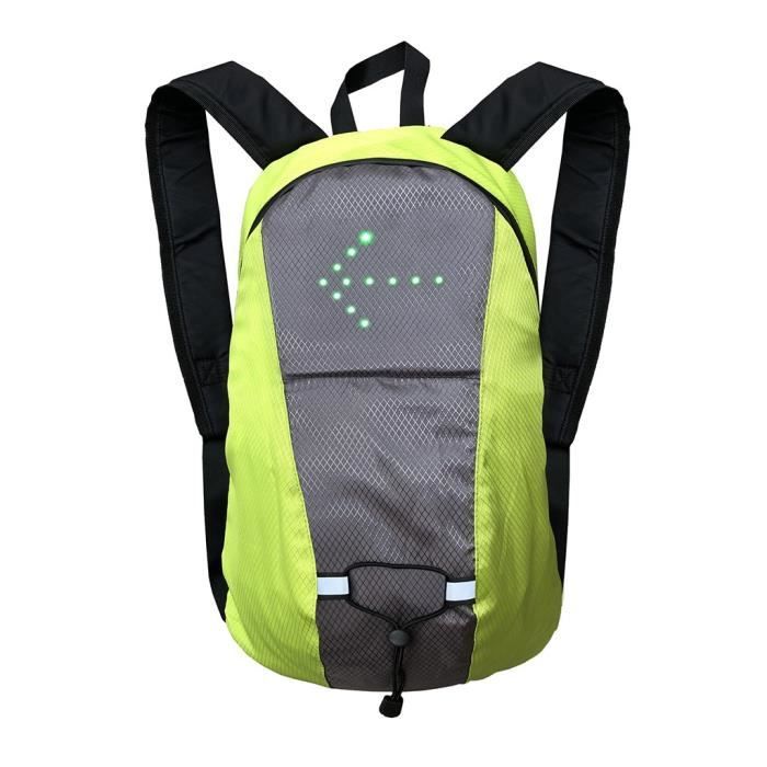 15L sécurité cyclisme LED télécommande sans fil clignotant lampe sac à dos sac à dos Accessoires de vélo 19