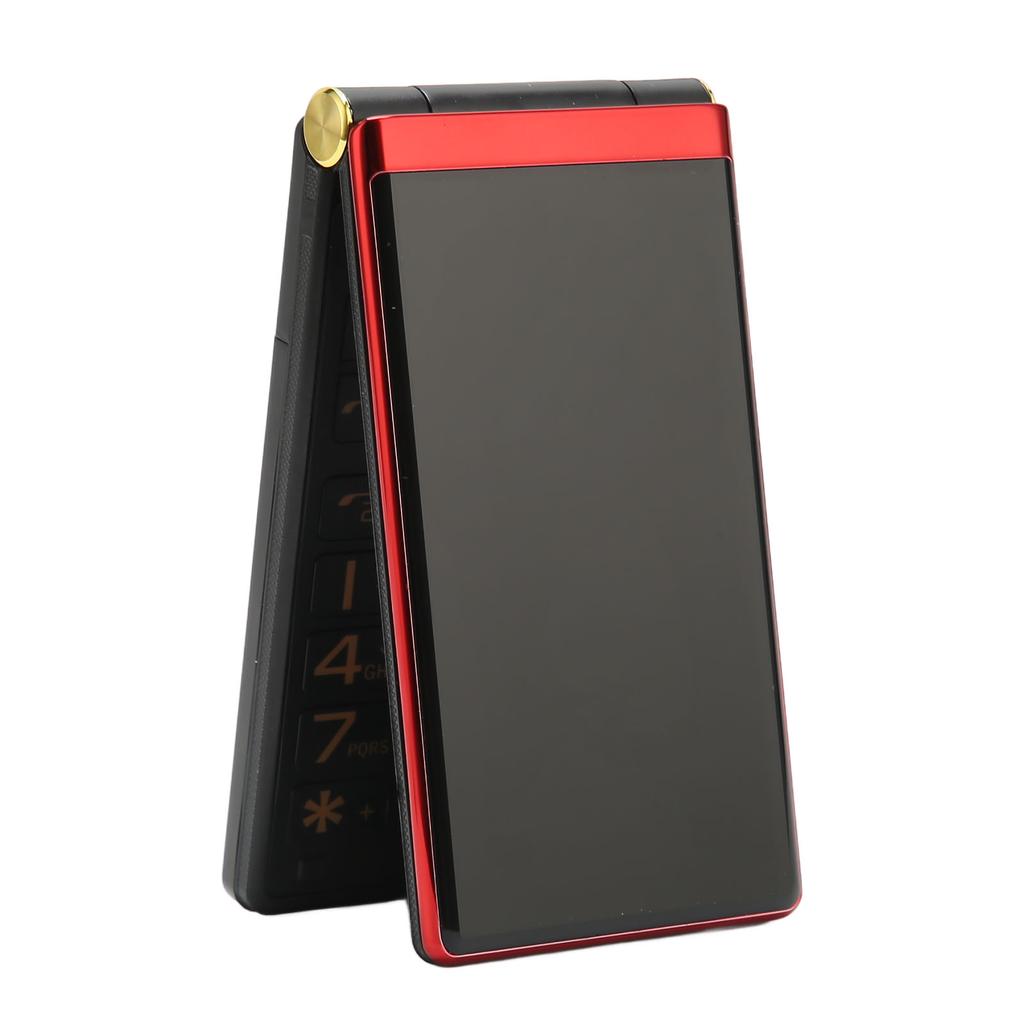 Senioren-Handy 3 Zoll Doppelbildschirm 2G Dual-SIM-Steckplätze 5900mAh Entsperrtes Handy für Ältere Eltern