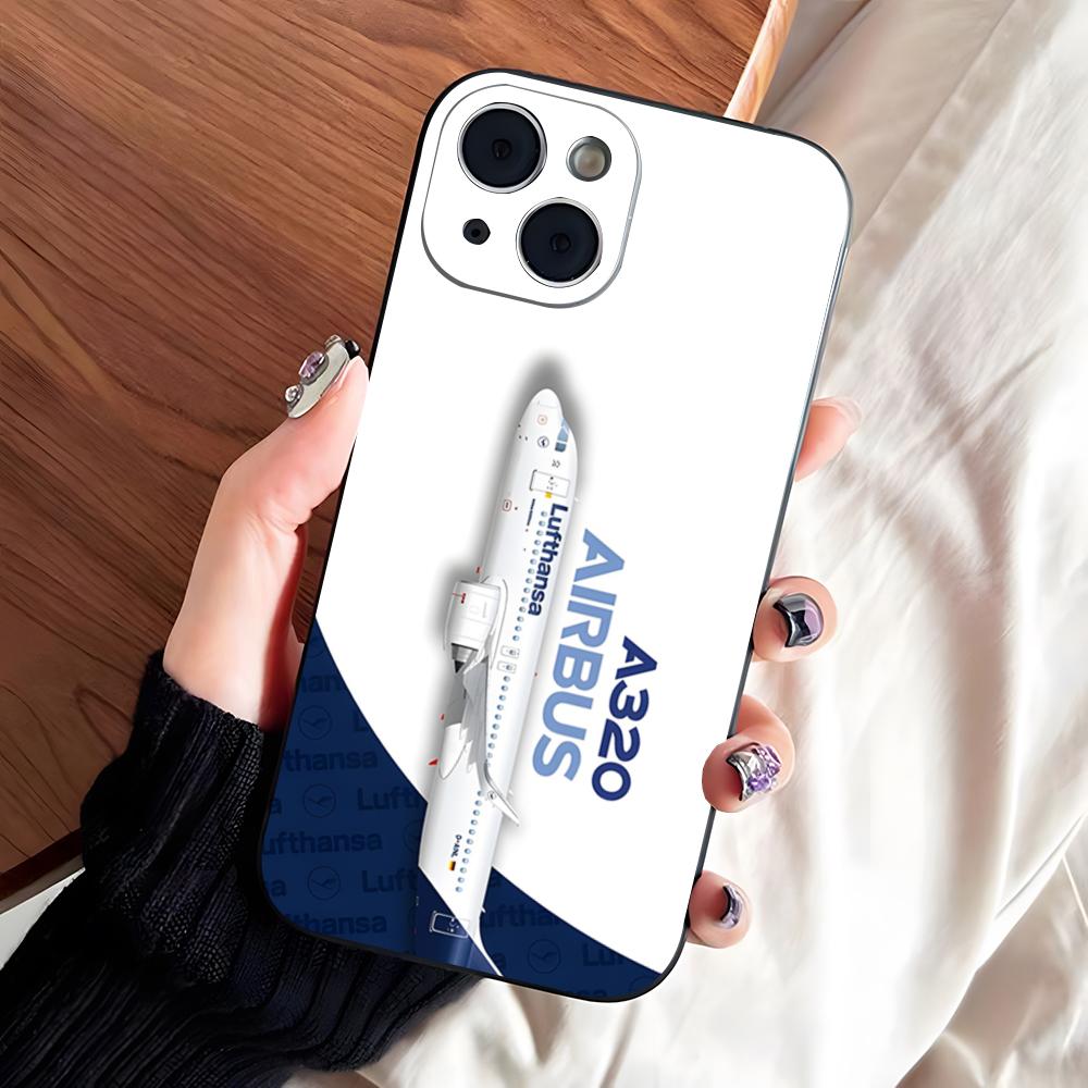

Airbus Logo Phone Case For IPhone 17 Pro Max 16 15 14 Pro Max 13 11 X Xs Xr 8 7Plus Silicone Cover iPhone 14 Plus