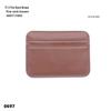 Mini Sheepskin Card Holder: Lightweight Genuine Leather Coin Purse, Soft & Stylish with Wet Oil Wax Finish