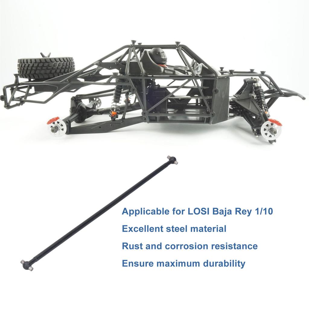 RC Center Drive Shaft Steel Rust Corrosion Resistance Standard Drive Shaft for LOSI   1Celsius10 Remote Control Car