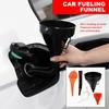 Car Plastic Funnel Set Wide-Mouth Fuel And Oil Multi-Purpose Flexible Right-Angle Funnel For Coolant And Oil