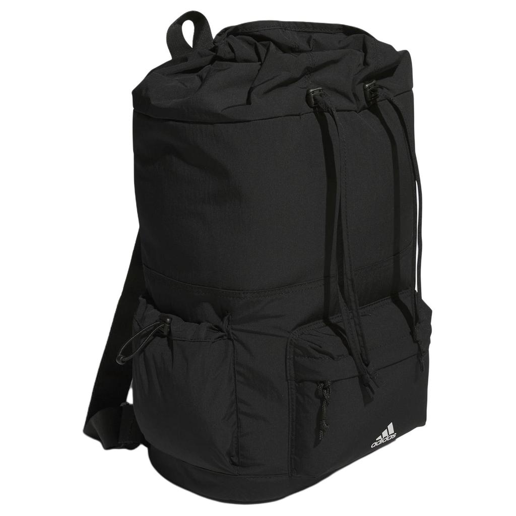 Adidas D-Ring Top Drawstring Recycled Polyester Backpack Unisex Backpack Black JF1206
