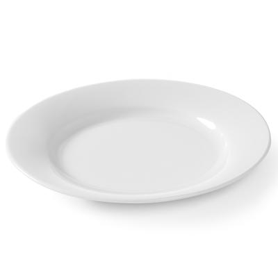 OPTIMA Plate, White Porcelain, Diameter 270mm, Set of 12, Hendi 770887