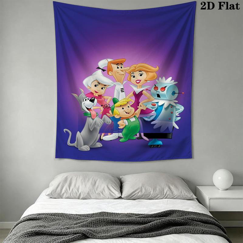 The Jetsons Pattern Home Decor Tapestry, Wall Hanging, Decorative RV Wall Cloth.AGT261020100