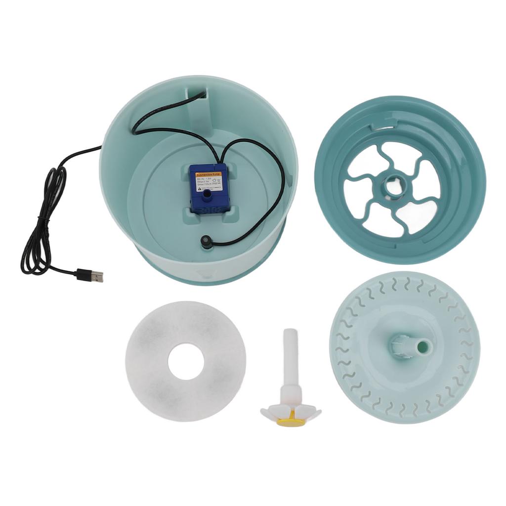 Cat Water Fountain Multiple Filtration Low Noise Flowing Water Automatic Pet Drinking Fountain for