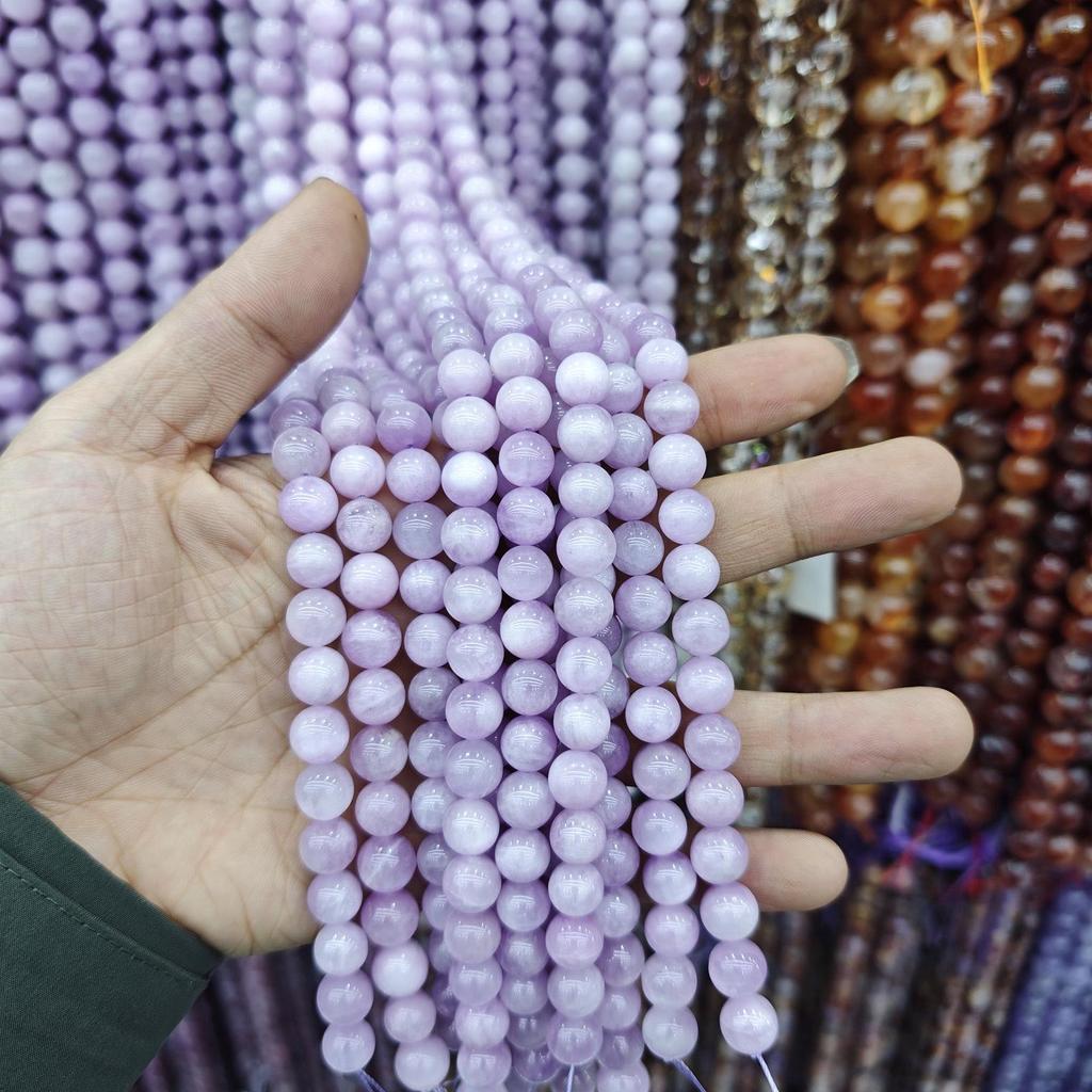 Purple Series Amethyst & Super Seven Crystal Beads: Round, Natural Stone, DIY Jewelry Accessories