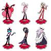 Hazbin Hotel Alastor Angel Dust Charlie Octavia Stella Standee Anime Game Collection Acrylic Material DIY Desktop Decoration Toy