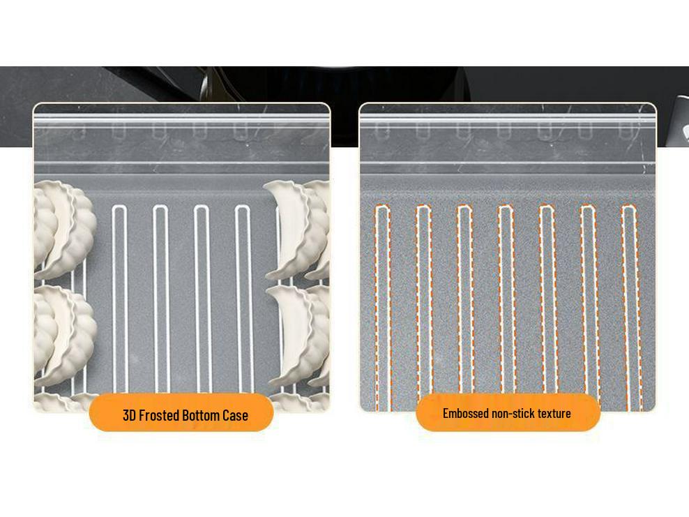 Multi-Layer Food-Grade Dumpling Storage Box for Freezer and Refrigerator