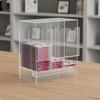 MultiCompartment Card Display Box Large Capacity Trading Storage Easy Access for Desk,